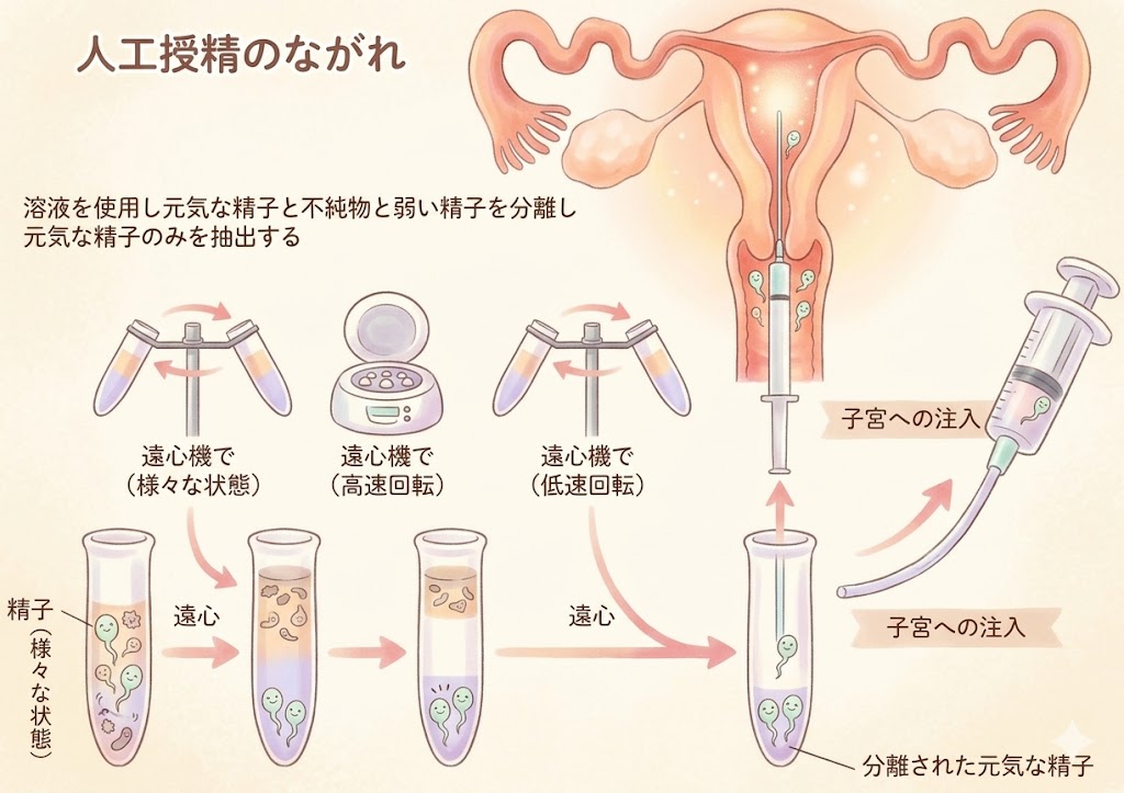 人工授精（AIH）のイメージ